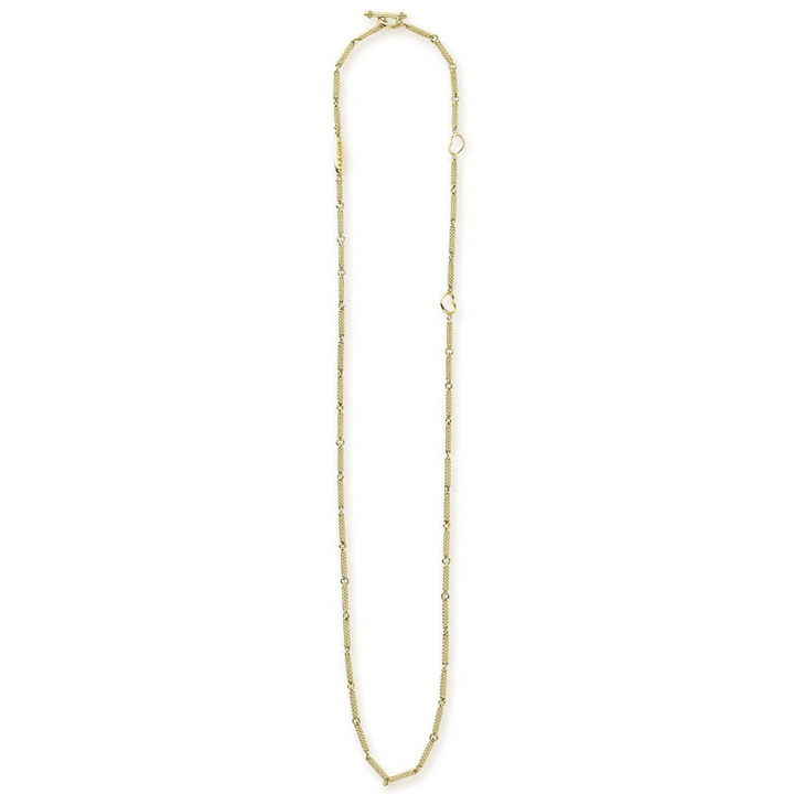 18K Gold Superfine Caviar Link Necklace