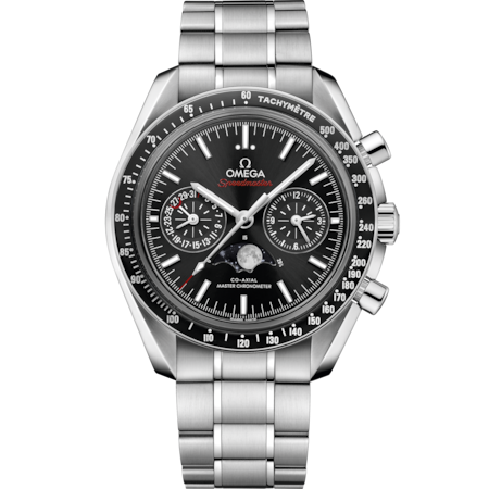 Speedmaster Moonphase 44.25mm, Black Dial - Richter & Phillips