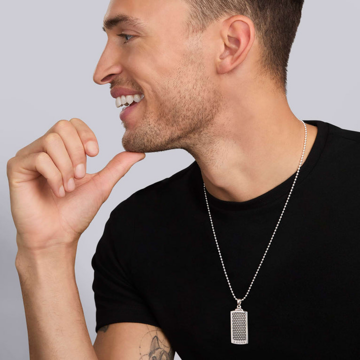 Caviar Beaded Tag Amulet