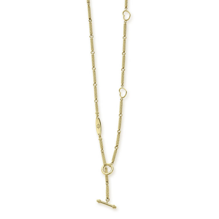 18K Gold Superfine Caviar Link Necklace