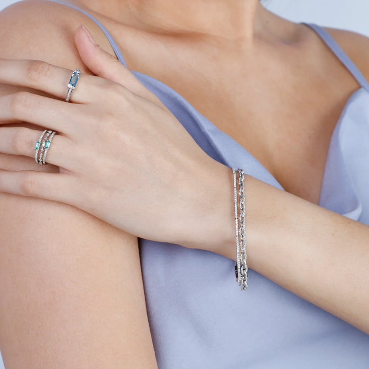 Bar Link Tennis Bracelet