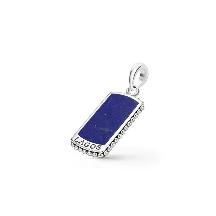 Lapis Tag Amulet