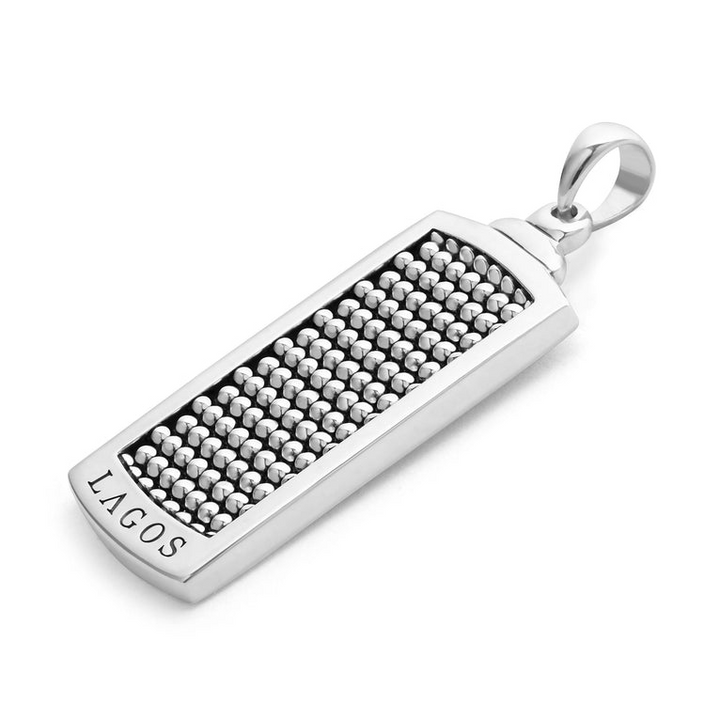 Caviar Beaded Tag Amulet