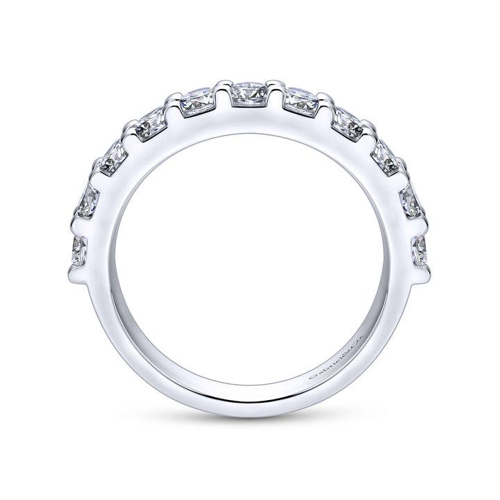 White Gold Half Eternity Band