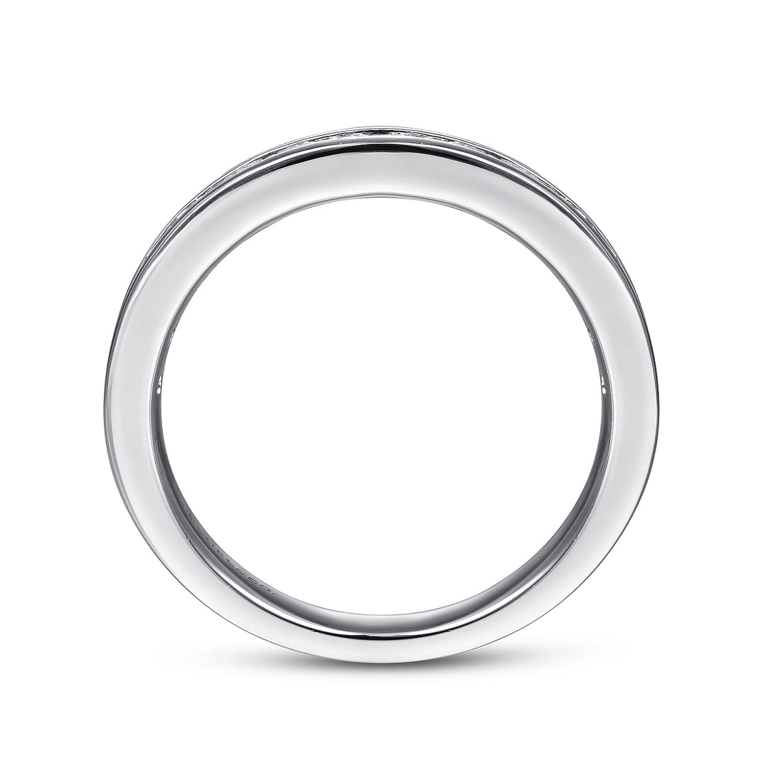 Channel Set Half Eternity Band