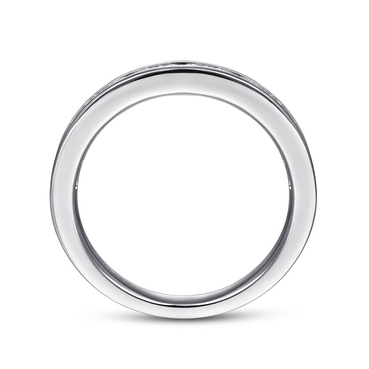 Channel Set Half Eternity Band