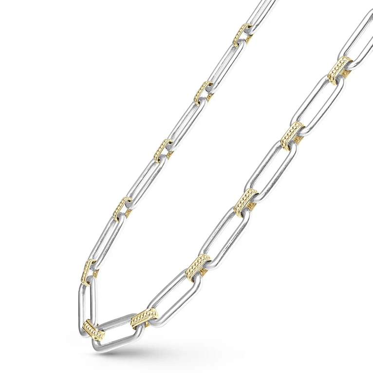 Two-Tone Link Necklace