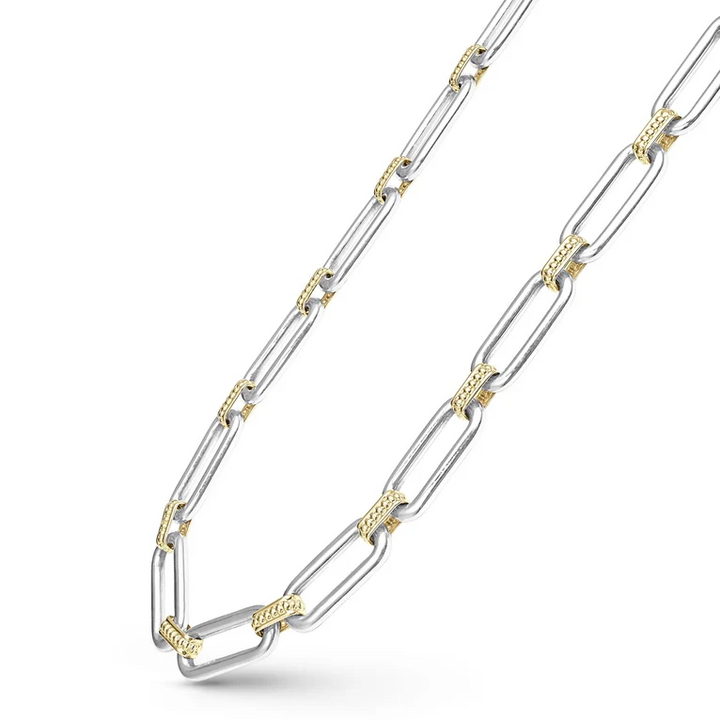 Two-Tone Link Necklace