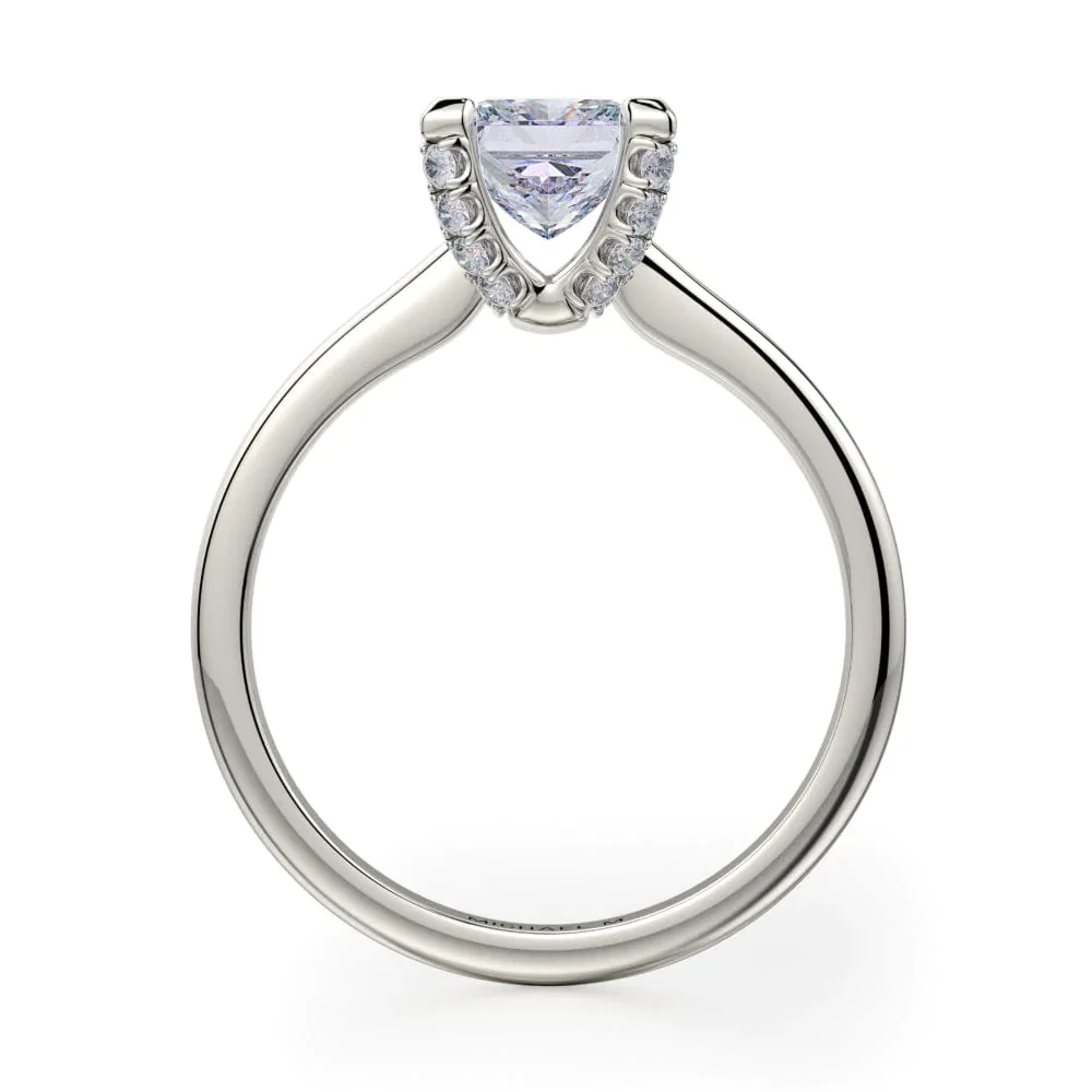 Princess-Cut Solitaire Engagement Ring
