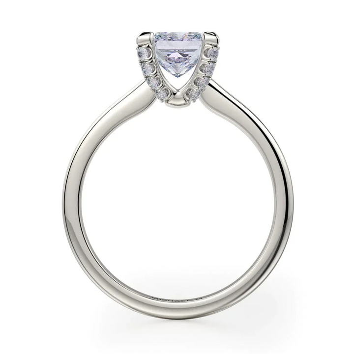 Princess-Cut Solitaire Engagement Ring