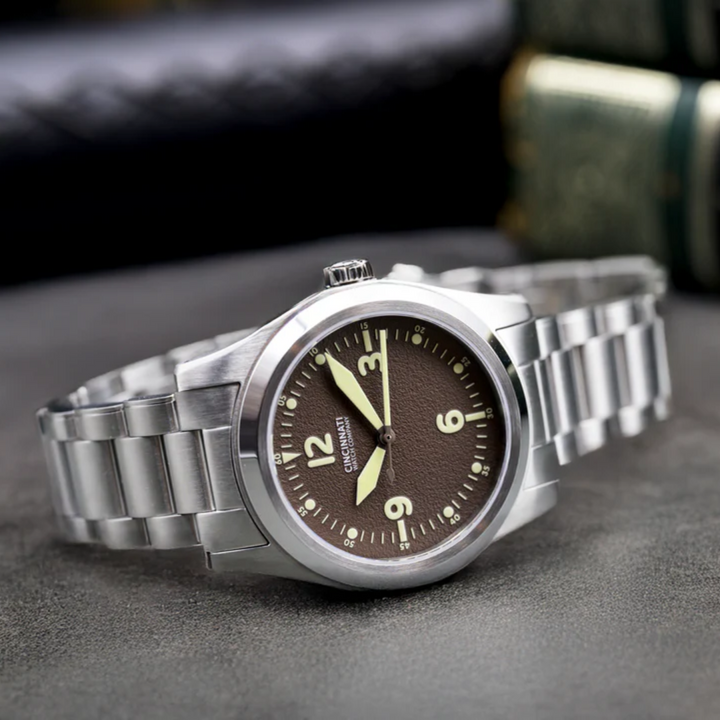 P-40 A-11 Brown Mechanical Pilot Watch