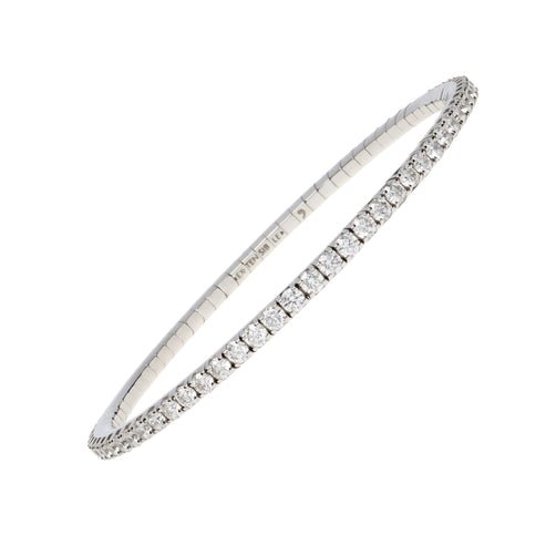 3.35ct Diamond Stretch Tennis Bracelet