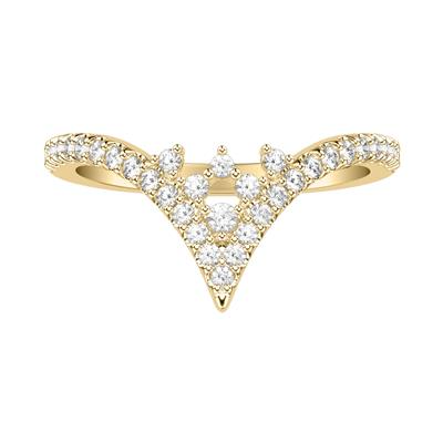 Pave Pointed Tiara Band