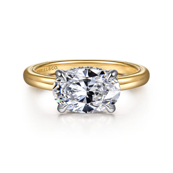 East West Engagement Ring