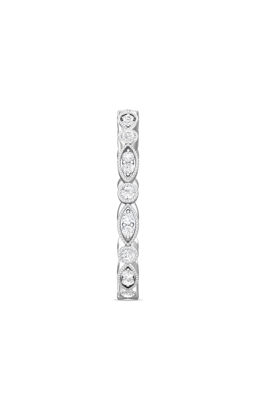 14k White Gold Diamond Band