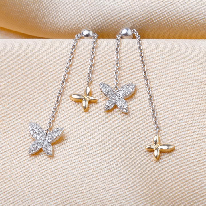 Butterfly Chain Earrings