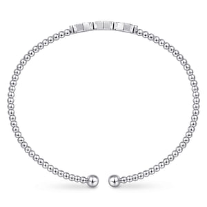 Bujukan Bead and Hexagon Cluster Diamond Bangle