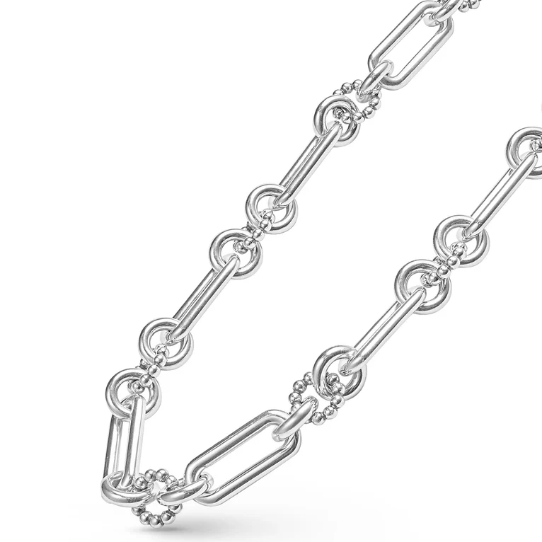 Sterling Silver Link Necklace