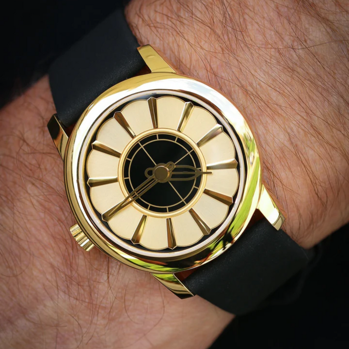Union Terminal Mechanical Watch, Gold (PVD)