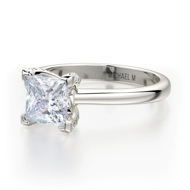 Princess-Cut Solitaire Engagement Ring