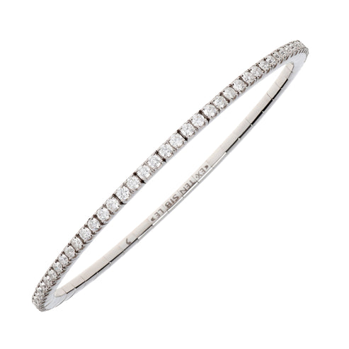 2.3ct Diamond Stretch Tennis Bracelet