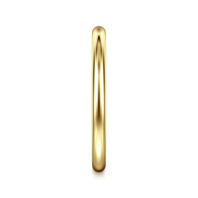 14k Yellow Gold Plain Wedding Band