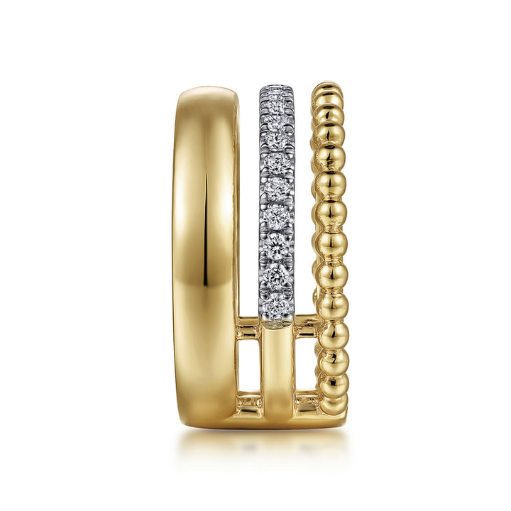 Diamond Bujukan Easy Stackable Ring
