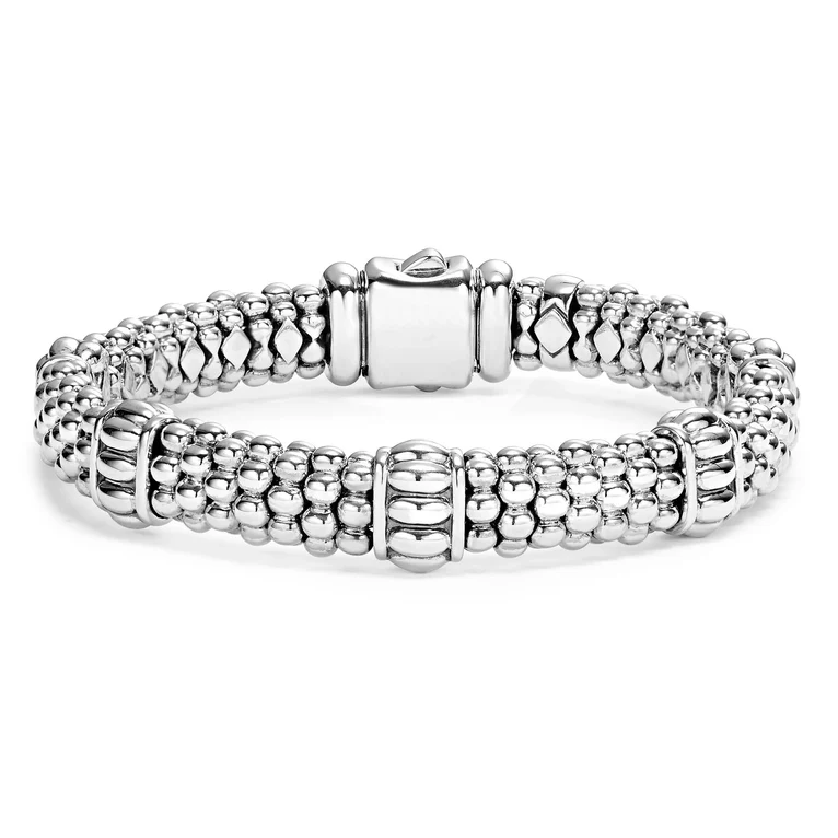 Fluted Beaded Bracelet