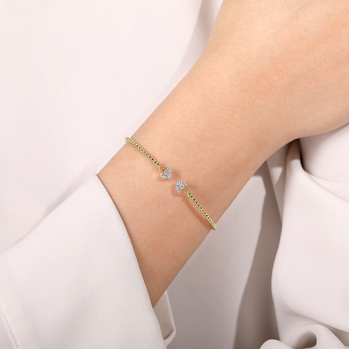 Deco Diamond Bangle