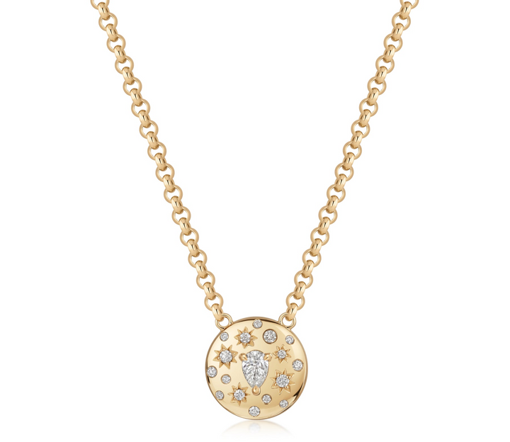 Pear Shape Diamond Medium Celine Necklace