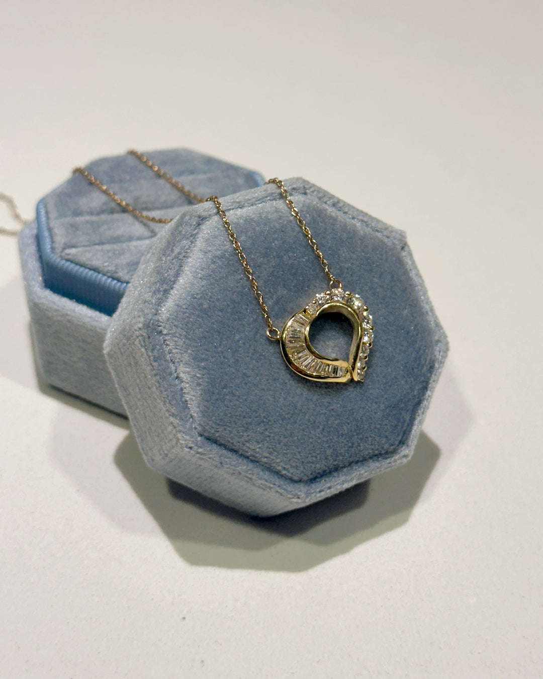 Diamond Heart Pendant Necklace