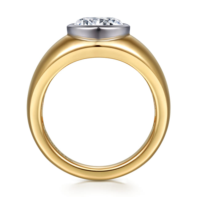 Bezel Solitaire Engagement Ring