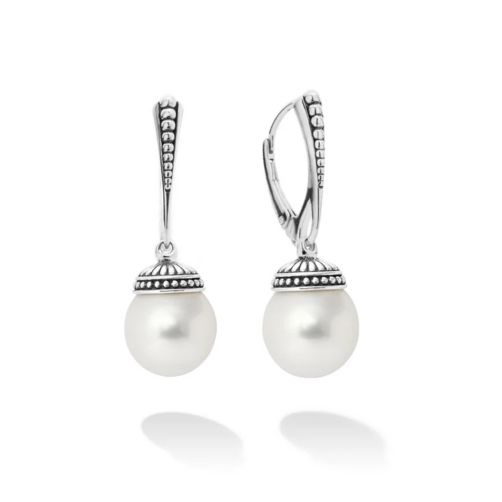 Sterling Silver Pearl Drop Earrings