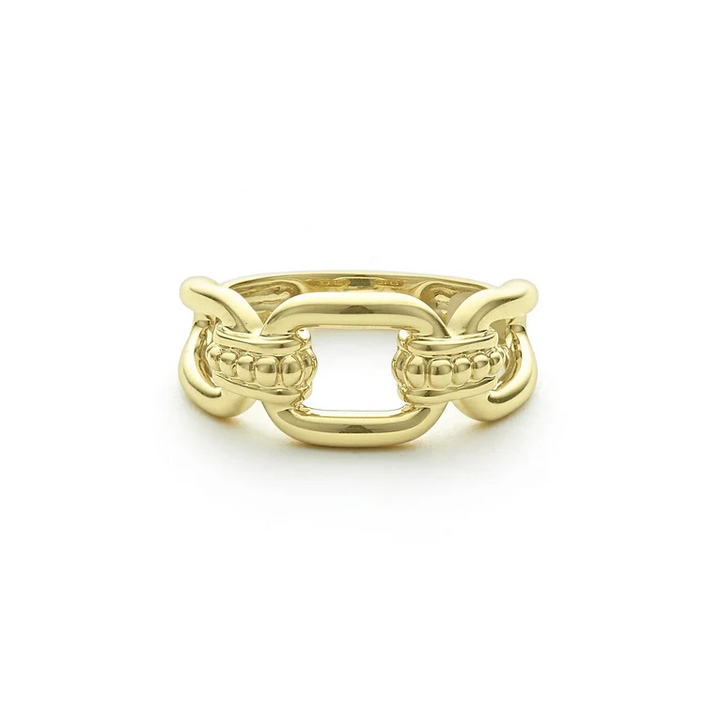 18K Gold Link Ring