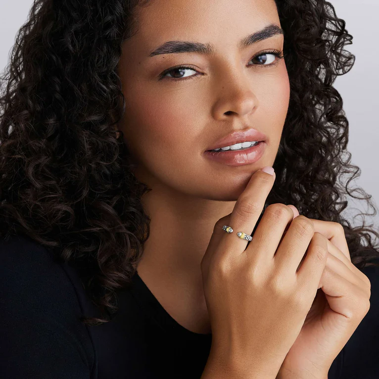Two-Tone Mini Versa Stacking Ring