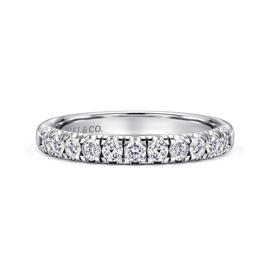 White Gold Half Eternity Band