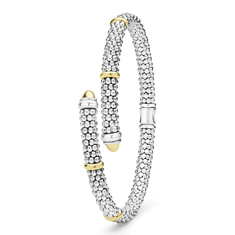 Two-Tone Caviar Versa Bypass Bracelet