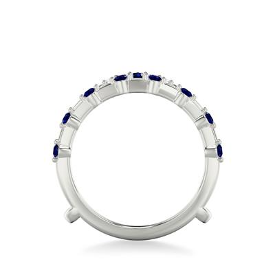 Diamonds & Sapphire Tiara Insert Band