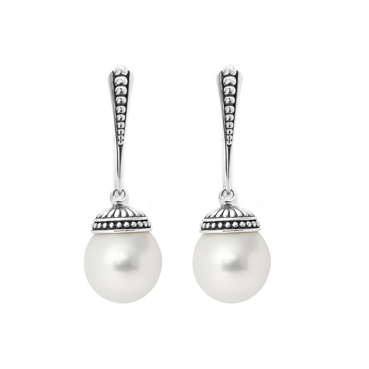 Sterling Silver Pearl Drop Earrings