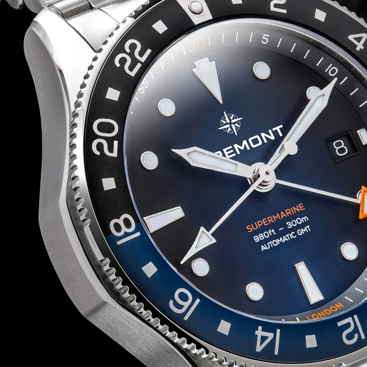 Supermarine 300M GMT, 'Glacier' Blue