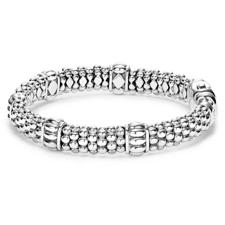 Fluted Beaded Bracelet