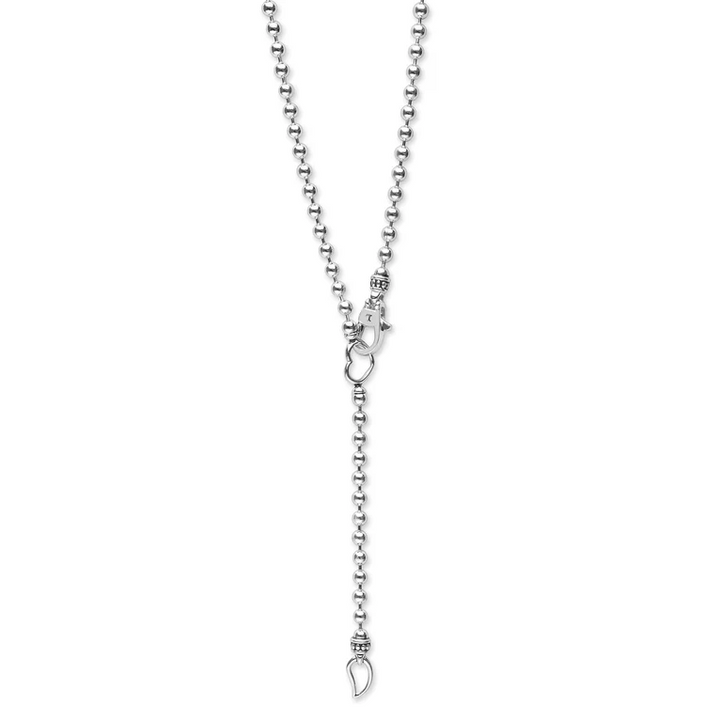 Silver Interlocking Diamond Pendant Necklace