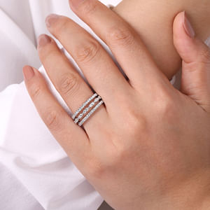 Diamond Easy Stackable Ring