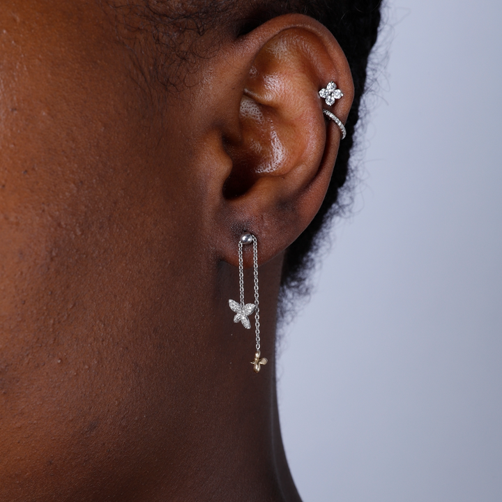 Butterfly Chain Earrings