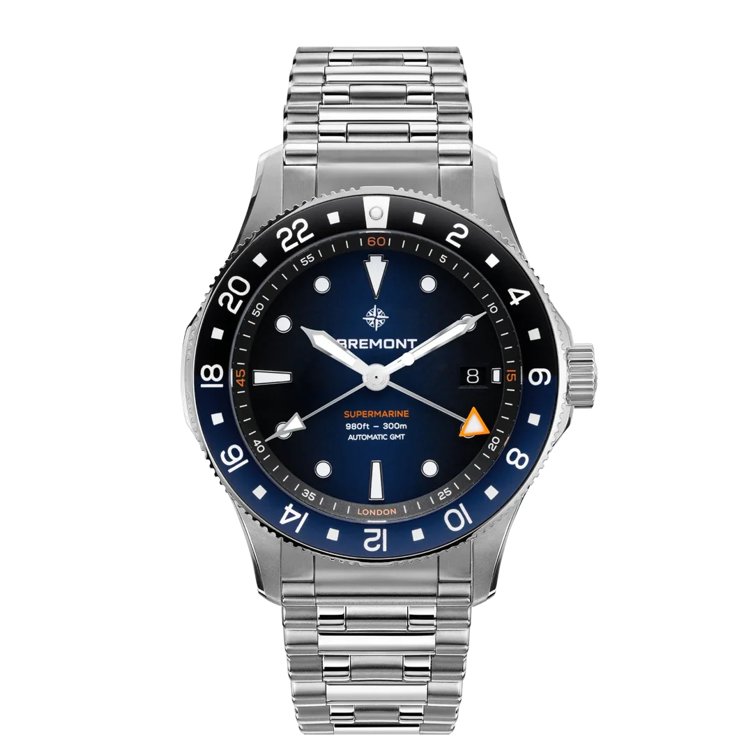 Supermarine 300M GMT, 'Glacier' Blue