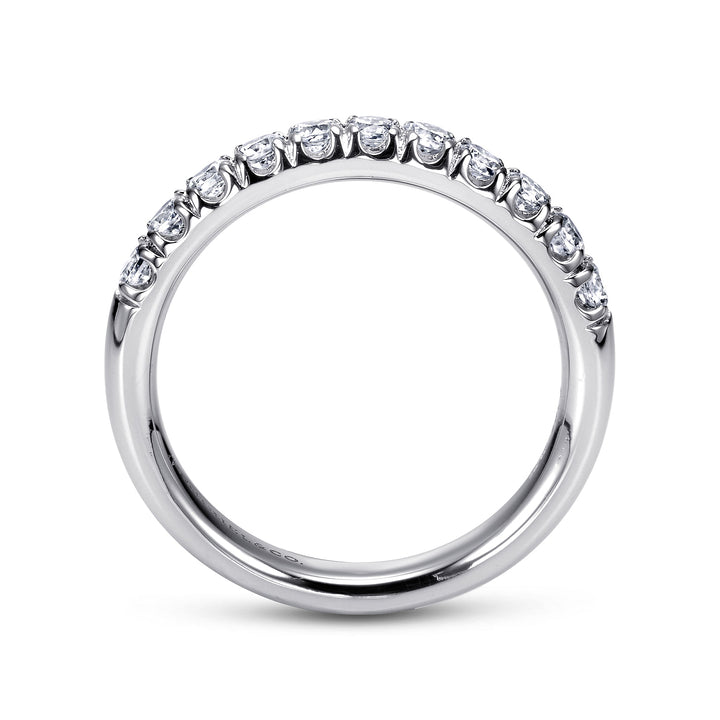 White Gold Half Eternity Band