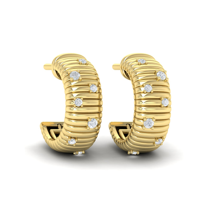 Sea Spray Hoop Earrings