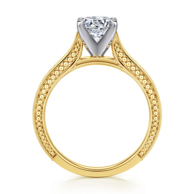 Vintage Inspired Solitaire Engagement Ring