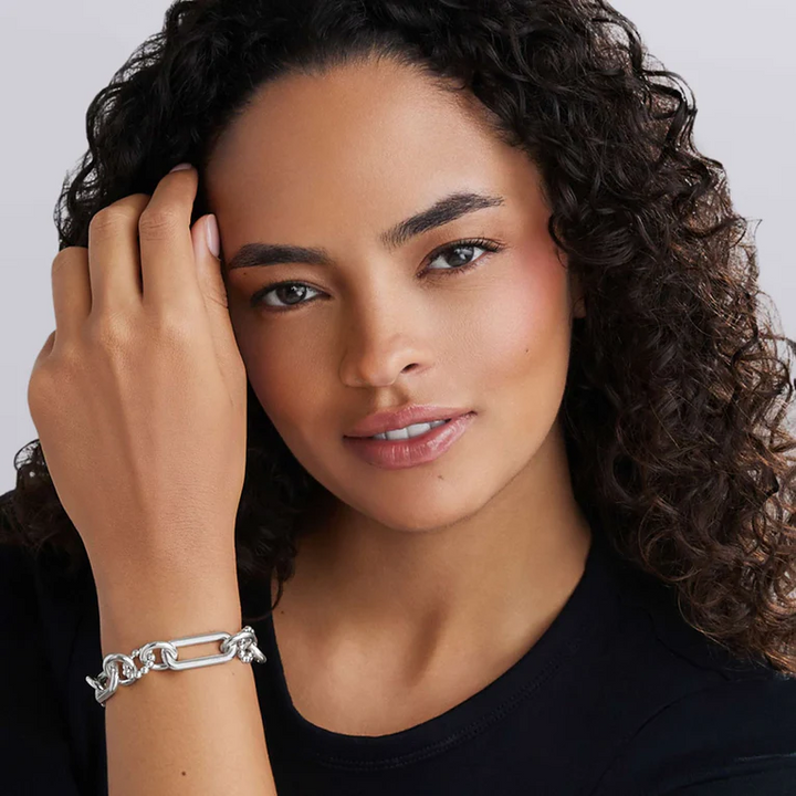 Sterling Silver Link Bracelet