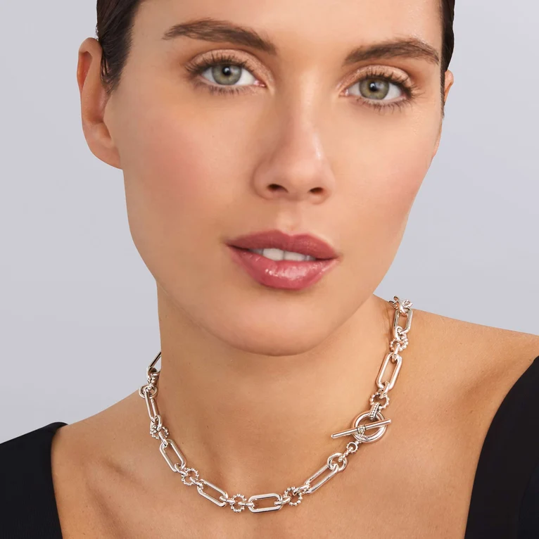 Sterling Silver Link Necklace